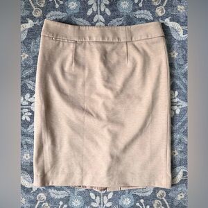 Calvin Klein Tan Camel Pencil Skirt